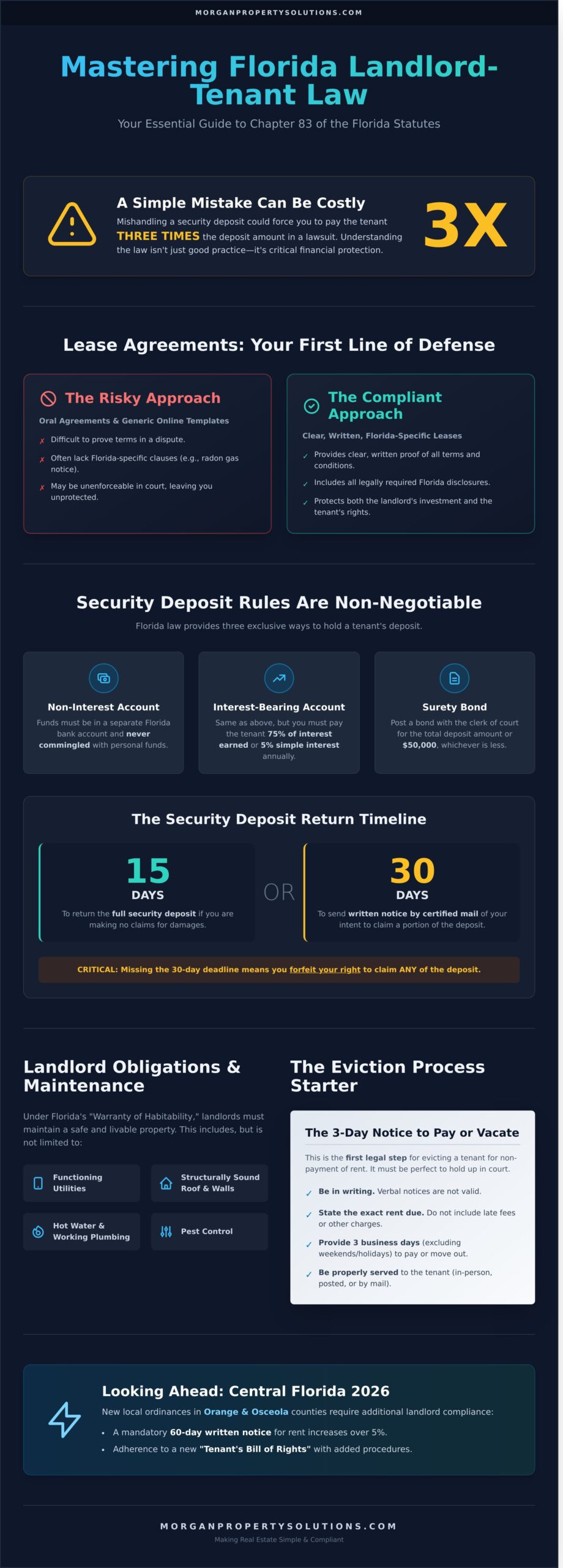 Florida Landlord Tenant Law: The 2026 Comprehensive Guide for Owners