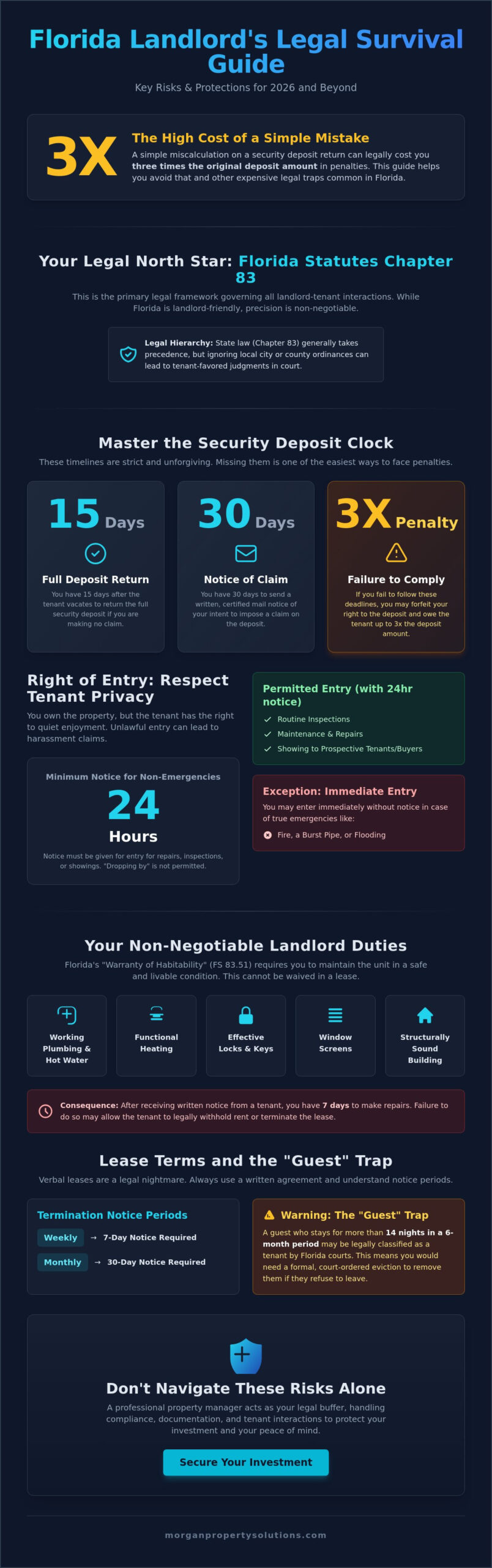 Legal Risks for Landlords in Florida: How to Stay Protected in 2026